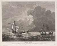 KG 15199
<br/>
Een stevige wind
<br/>
<em>Canot, Pierre Charles (ca.1710-1777)</em>